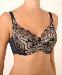 Бюстгальтер Diorella 62756Е чёрно-золотой