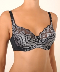 Бюстгальтер Diorella 62756Е чёрно-белый