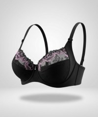 Бюстгальтер Finikin 5129E чёрно-розовый