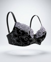 Бюстгальтер Diorella 63667C чёрно-белый