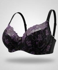 Бюстгальтер Diorella 34930C чёрно-сиреневый