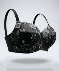 Бюстгальтер Finikin 5090D чёрно-серый