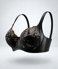 Бюстгальтер Finikin 5017D чёрно-пудровый