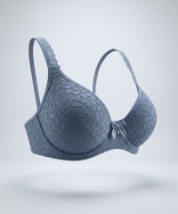 Бюстгальтер Acousma U6460/1DH серо-синий