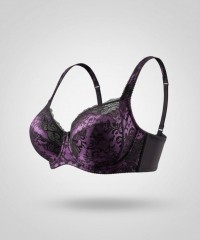 Бюстгальтер Diorella 63175E чёрно-сиреневый