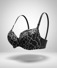 Бюстгальтер Diorella 34022Е чёрно-белый