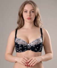 Бюстгальтер Diorella 34243D чёрно-белый