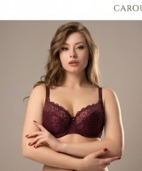 Бюстгальтер Diorella 65019D бордовый
