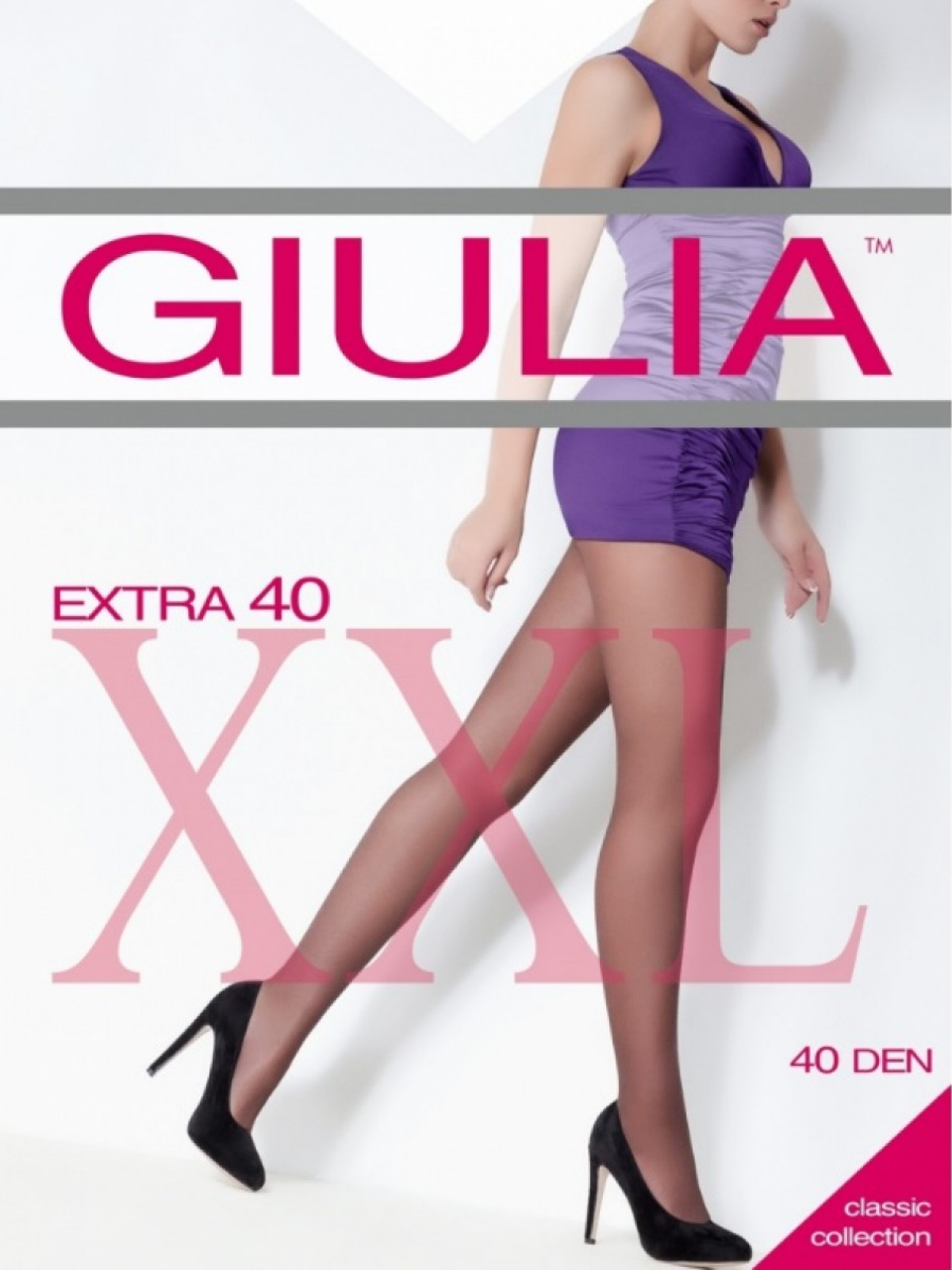 Колготки Giulia Extra 40 XXL