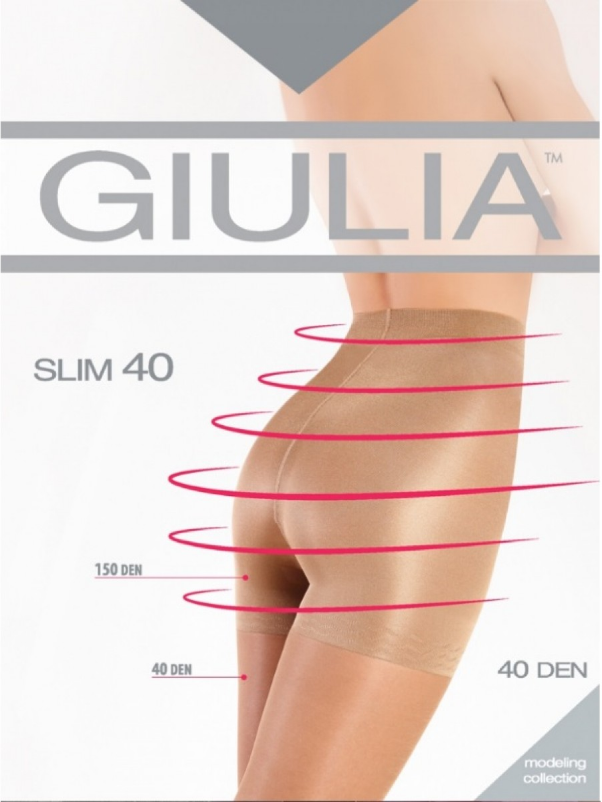 Колготки GIULIA Slim 40 P